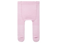 Lyserød bomuldsstrømpebuks med hulmønster fra Name it 13236498 corsage bagfra